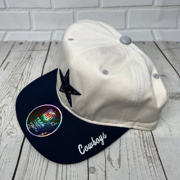 Dallas Cowboys NFL Offwhite Team Apparel Hat Snapback Cap Youth - Picture 2 of 7
